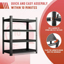Heavy Duty 5-Tier Shelving Unit 2000LBS Capacity - Adjustable Steel Garage Shelves for Warehouse, Basement Storage(45.3''W x 15.7''D x 63" H) by GreenHaven Gardens