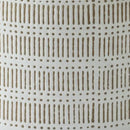 LA JOLIE MUSE Ceramic Plant Pot with Wood Stand - 9.4 Inch Modern Round Decorative Flower Pot Indoor with Wood Planter Holder, Beige & White by GreenHaven Gardens