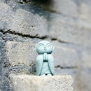 OwMell Japanese Jizo Monk Statue Praying, Buddha Jizo Statue Figurine Memorial Statue Aquarium Decoration for Garden Outdoor Ornament 2.6" - Namaste by GreenHaven Gardens