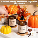 Auelife Fall Candle, Caramel Pumpkin Scented Candle – Fall Soy Candles for Home, Cozy Autumn Aromatherapy Candles, Sweet Pumpkin & Caramel Fragrance | Gift for Women, Home Décor by CozyNest Decor
