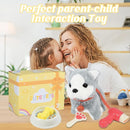 Plush Toys Walking Dog Toys That Can Walk, Bark and Wag Tail,Interactive Electronic Pet Toys Puppy with Leash,Easter Christmas Birthday Gift for Toddlers Kids by TinyTreasures Baby Boutique
