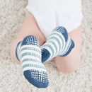 Zaples Baby Non Slip Grip Ankle Socks with Non Skid Soles for Infants Toddlers Kids Boys Girls by TinyTreasures Baby Boutique