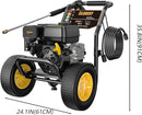 BLUBERY 3600 PSI Gas Pressure Washer, 2.7 GPM Heavy Duty High Power Washer, 30Ft Pressure Hose&Soap Tank,5 Pressure Nozzles,Black by GreenHaven Gardens