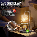 GEEZO Fragrance Candle Warmer Lamp，Electric Candle Warmer with Timer & Dimmer，Mom Christmas Birthday Gifts for Women, House Warming Gifts New Home Bedroom Decor by CozyNest Decor