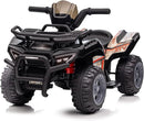 Kids ATV 4 Wheeler, 6V Ride-On Toy for Toddlers 1-3 Boys & Girls with Music, Forward & Reverse - Black by TinyTreasures Baby Boutique