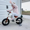 Balance Bike 2 in 1 with Pedals Brake Training Wheels Kickstand Pneumatic tyre,for Kids 2-7 Years Old,Kids Bike 12 14 16 inch by TinyTreasures Baby Boutique