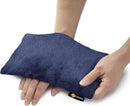 SunnyBay Odorless Small Microwave Heating Pad, Microwavable Versatile Neck and Shoulder Wrap for Back Pain and More, Moist Heat Plush-Cotton Pad with Hydra-Beads, 6x11 in, Blue-Grey by CozyNest Decor