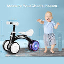 Colorful Lighting Baby Balance Bike Toys for 1 Year Old Boy Gifts, 10-36 Month Toddler Balance Bike, No Pedal 4 Silence Wheels&Soft Seat First Riding on Toys, One Year Old Boy Birthday Gifts. by TinyTreasures Baby Boutique