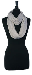 LK Baby Infinity Nursing Scarf Breastfeeding Cover Ultra Soft Premium Jersey Polyester- 100% AZO free and Safe for Baby (Light Grey Pattern) by TinyTreasures Baby Boutique