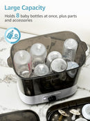 GROWNSY Adjustable 3 IN 1 Large Bottle Sterilizer and Dryer, Electric Steam Baby Bottle Sterilizer, Sanitizer for Baby Bottles & Pacifiers, Breast Pump Parts by TinyTreasures Baby Boutique