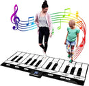 SUNLIN 6ft. Piano Mat, Floor Keyboard Playmat: 24 Keys, 10 Demos, 8 Instrument Sounds, Record & Playback, Giant Interactive Musical Toys Gifts for Boys & Girls Age 3 4 5 6 7 8 9 Years Old by TinyTreasures Baby Boutique