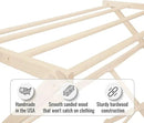 Pennsylvania Woodworks Premium American Maple Clothes Drying Rack - Handcrafted in Pennsylvania - Solid Wood Construction, Collapsible, Eco-Friendly Laundry Solution (X-Large) by CozyNest Decor