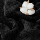 CaliTime Throw Pillow Covers Decorative 20 X 26 Inches Pack of 2 Cozy Chenille Standard Pillow Shams Cases for Couch Sofa Bed Living Room Home Black by CozyNest Decor