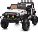 12V Kids Ride on Car Truck, Kids Electric Vehicles Car Ride on Toy for Toddlers 3-5 with Remote Control - White by TinyTreasures Baby Boutique