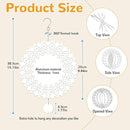 10 Pack Sublimation Wind Spinner Blanks, 10 Inch Sublimation Wind Spinners, 3D Aluminum Metal Hanging Wind Spinner Bulk for Garden Yard Outdoor, Window Porch Decoration for Heat Press Transfer DIY by GreenHaven Gardens