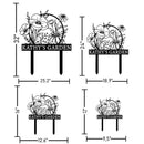 Personalized Metal Garden Sign with Stake, Custom Garden Decor for Outdoor, Custom Family Name Sign, Patio Decorations, Lawn Art, Farmhouse Decorative, Housewarming Gift (CstmDesign12) by CozyNest Decor