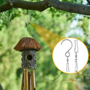 Jetec Wind Spinner Swivel Hooks 360 Degree Dual Spinning Windsock Chime Supplies Hanger Swivels Clip Hanging Hooks with Storage Box for Wind Spinners Supply, 2 Styles (Metal Color,30 Pieces) by GreenHaven Gardens