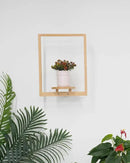 yadoker Wall Planters for Indoor Plants,Bamboo Hanging Plant Holders, Wall Decor Plant Stand, 1-Pack Window Plant Shelves for Living Room & Entryway by GreenHaven Gardens