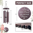 ASTARIN Personalized Memorial Wind Chimes, Customized Sympathy Deep Tone Wind Chime, Grief Gifts for Women Men Husband Wife, Windchimes in Memory of a Loved One Personalized by CozyNest Decor