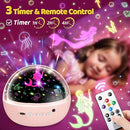 PIKOY Girl Toys, 【3 Slides+96 Projections】 Star Projector & Unicorn Toys & Princess Toy, 2-8 Year Old Girl Birthday Gift, Juguetes para Niñas, Toys for Girls 8-10, Princess Room Decor & Mermaid Toy by TinyTreasures Baby Boutique