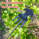 Amposei Weeding Artifact Uprooting Weeding Tool, Multifunctional Weeder, Hand Weeder Tool, Stand Up Weed Puller Tool with Handle for Garden Yard Farm Weed Removal (11in, Stainless Steel) by GreenHaven Gardens
