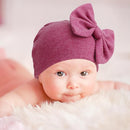 BQUBO Newborn Baby Hats Mittens Set Hospital Hat Beanie Infant Bow Hats Baby Gloves No Scratch Mittens for 0-6 Months by TinyTreasures Baby Boutique