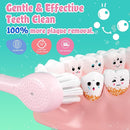 SEAGO Kids Electric Toothbrushes Rechargeable, Toddler Electric Toothbrush with Magnetic Charging, LED Observing Light, 8 Toothbrush Heads for Ages 2-4-6 Boys Girls (Pink) by TinyTreasures Baby Boutique