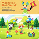 Picasso Cubes 1” Magnetic Puzzle Cubes 108 Piece Magnet Construction Building Block Set Sensory Toy Early Education STEM Learning, Free Ideabook with 50 Ideas, Children Age 3+ Boy Girl PMC108 by TinyTreasures Baby Boutique
