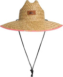 Quiksilver Men's Wide Brim Outdoor Lifeguard Straw Sun Hat by GreenHaven Gardens
