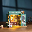 Rolife DIY Miniature House Kit Alice's Tea Store, Tiny House Kit for Adults to Build, Mini House Making Kit with Furniture, Halloween/Christmas Decorations/Gifts for Family Friends (Alice's Tea Store) by TinyTreasures Baby Boutique