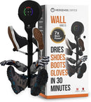 Hedgehog Portable Shoe Dryer and Deodorizer for Sneakers Wall Mounted, Gloves & Mittens, Rapid 4 Pair Shoes Dryer, Turbocharged Drying, Silent & Tornado Mode, Adjustable Heat Blower, Black by CozyNest Decor