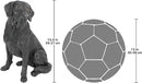 Design Toscano Labrador Retriever Dog Indoor/Outdoor Garden Statue, 9 Inch Wide, 15 Inch Tall, Cast Stone Resin, Black Painted Finish by GreenHaven Gardens