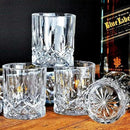 Whiskey Glasses Set of 4,Rock Glasses,11 oz Lead-Free Crystal Bourbon Glass,Old Fashioned Glass for Bourbon,Cognac,Irish Whisky,Personalised Whisky Glass Gift Set for Men,Dad,Brother by CozyNest Decor