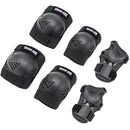 Youth/Kids Knee Pads Elbow Pads Wrist Guards Protective Gear Set for 3-15 Years Child Roller Skates, Skateboard, Cycling, Inline Skating, BMX Bike, Balance Bike, Scooter Riding and Other Outdoor Sports by TinyTreasures Baby Boutique