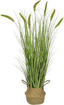 Green Onions Fake Plants,Artificial Plants Indoor, Fake Grass Decor Green Plant Fake Outdoor Flowers Fake Succulents,Artificial Tall Grass Plants with Pots House Decorative (47" 1 Pack) by CozyNest Decor