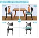 Toddler Booster Seat for Dining Table, Portable Booster Seat for Kitchen Chair, 4 Inch High-Density Foam Cushion with Adjustable Safety Straps and Non-Slip Bottom, Perfect for Kids Travel and Daily by TinyTreasures Baby Boutique