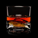 Yosemite Heavy Crystal Whiskey Glasses Gift Set of 2, Thick Freezable Bourbon Glass 1lb Each, Premium Whiskey Gifts for Men, Frozen Crystal Chills Cocktails, 10 oz by CozyNest Decor