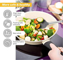 5-Piece Silicone Kitchen Tool Set, BPA-Free, Heat-Resistant, Non-Stick & Dishwasher-Safe, with Slotted/Solid Spoons & Spatulas for Frying, Mixing, Draining – Includes Multi-Purpose Serving Hook(Gray) by CozyNest Decor