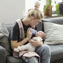 BabyBjörn Baby Carrier Mini, Cotton, Dusty Pink Newborn Carrier (7-25 lbs), Ergonomic, Easy-to-Use by TinyTreasures Baby Boutique