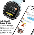 TickTalk 5 - Kids Smart Watch with GPS Tracker, Video Calling, SOS, & Parental Controls | Smartwatch with Free Music, Texting, Kid Phone Call and Text, Boys & Girls - 4G Smart Watch for Kids 3-12 by TinyTreasures Baby Boutique