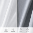 4-Pack Fitted Mini Crib Sheets for Boys and Girls - Breathable, Soft Microfiber Baby Sheets in Grey, Navy and White by TinyTreasures Baby Boutique