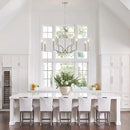 12 Light Nickel Living Room Chandelier High Ceiling Foyer Candle Chandelier Large Modern 44in Metal Chandeliers Hanging Light for Master Bedroom Dining Room Light Fixture Over Table by CozyNest Decor