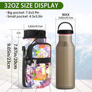 icolor Water Bottle Carrier Bag with Strap 25/32/40 oz Crossbody Bottle Holder with Phone Pocket Sling Sleeve Insulated Neoprene Water Bottle Pouch for Walking Travelling by TinyTreasures Baby Boutique