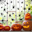 4 Sheets Spider Window Clings - Double-Sided Removable Glass Decals, Halloween Themed Window Stickers for Kids Party Decorations by CozyNest Decor