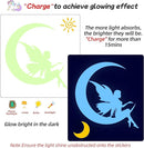 Glow in The Dark Stars for Ceiling,Unicorn Wall Decals Stickers Wall Decor for Girls Bedroom Luminous Glow Unicorn Stars Planet Ceiling Stickers for Baby Boys Kids Playroom Living Room Nursery by TinyTreasures Baby Boutique