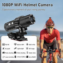 WiFi Helmet Camera, HD 1080P Bike Motorcycle Helmet Camera, IP66 Waterproof Action Camera for Cars, Bicycle, Motorbike & Sports Helmet (with 64G Card) by TinyTreasures Baby Boutique
