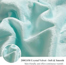XeGe Plush Faux Fur Rainbow Throw Blanket, Tie Dye 50x60 Shaggy Furry Blanket Throw, Fluffy Microfiber Velvet Couch Blanket, Soft Colorful Fuzzy Lap Blanket for Girls Teens Women Kid Rainbow Blue by CozyNest Decor