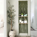 Hanging Shelf Macrame Wall Hanging Green Boho Shelfs with Tassels 2 Tier Floating for Plants Bedroom Dorm Living Room Wall Decor Rustic Wooden Organizer(Wood)