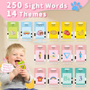 Toddler Toys Bilingual English and Spanish Talking Flash Cards for 1 2 3 4 5 6 Year Old Boys and Girls, Autism Sensory Toys for Autistic Children, Learning Educational Speech 250 Sight Words by TinyTreasures Baby Boutique