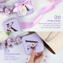 AYGXU Travel Jewelry Box for Women and Girls - Small Case With Initial A-Z - Teacher Gifts by TinyTreasures Baby Boutique